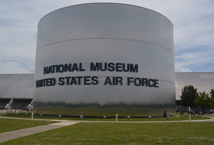 Outside view of the Air Force Museum
